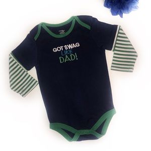 GEORGE NAVY BLUE / GREEN 18-24 MONTH LAYERED LOOK